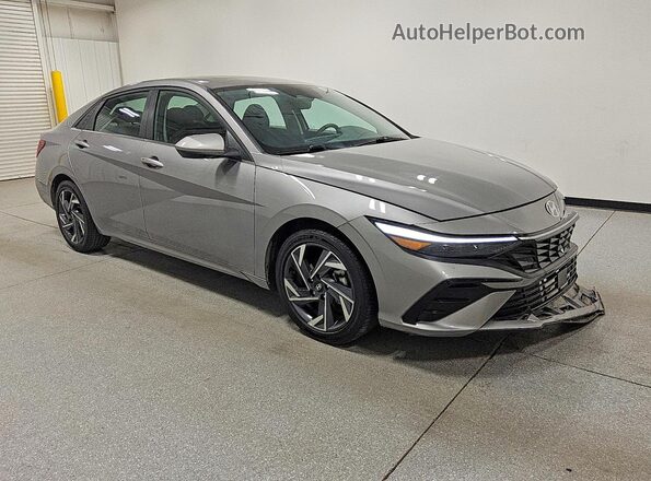 KMHLS4DG8SU890521 2025 HYUNDAI ELANTRA Gray Przód prawy