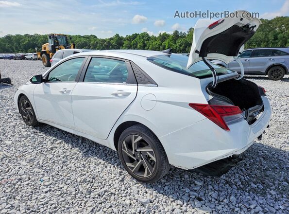 KMHLS4DG8SU906071 2025 HYUNDAI ELANTRA Белый Задняя левая четверть
