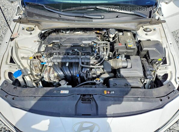 KMHLS4DG8SU906071 2025 HYUNDAI ELANTRA Белый Вид задней части салона