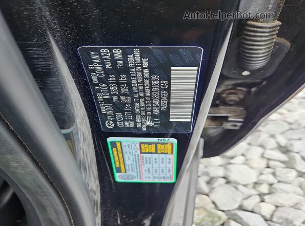KMHLS4DG8SU918639 2025 HYUNDAI ELANTRA Черный Вид наклейки с VIN-кодом