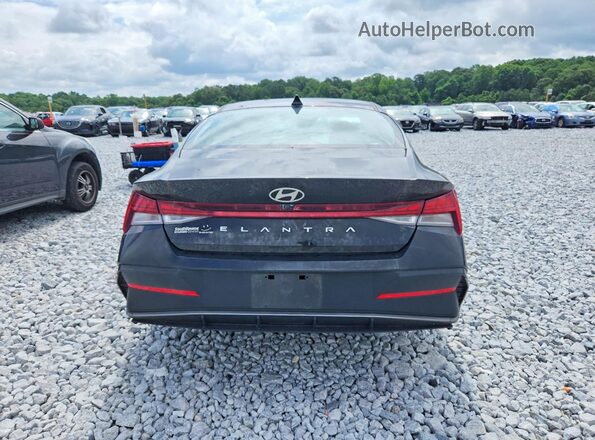 KMHLS4DG8SU918639 2025 HYUNDAI ELANTRA Черный Вид сзади