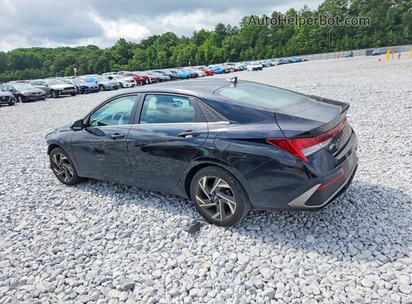 KMHLS4DG8SU918639 2025 HYUNDAI ELANTRA Черный Задняя левая четверть