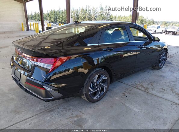 KMHLS4DG8SU941533 2025 HYUNDAI ELANTRA Black Հետևի աջ