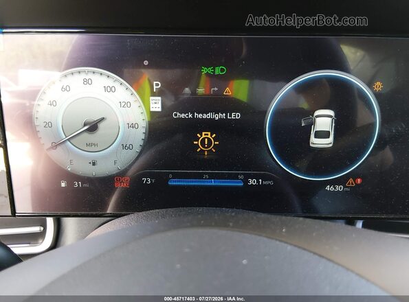 KMHLS4DG8SU941533 2025 HYUNDAI ELANTRA Black Հետևի նստատեղերի տեսք