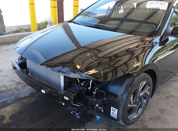 KMHLS4DG8SU941533 2025 HYUNDAI ELANTRA Black Դիմացի տեսք