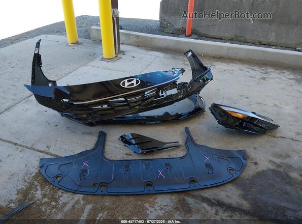 KMHLS4DG8SU941533 2025 HYUNDAI ELANTRA Black Սարքավորումների վահանակի տեսք