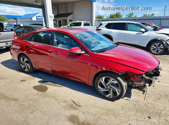 KMHLS4DG8SU975021 2025 HYUNDAI ELANTRA Red Delantero derecho