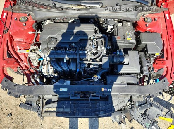 KMHLS4DG8SU975021 2025 HYUNDAI ELANTRA Red Vista interior trasera