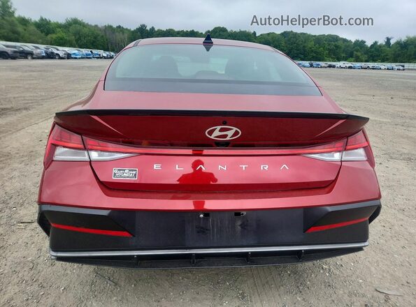 KMHLS4DG8TU108655 2026 HYUNDAI ELANTRA Red Rear view