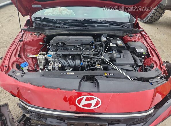 KMHLS4DG8TU108655 2026 HYUNDAI ELANTRA Red Rear interior view