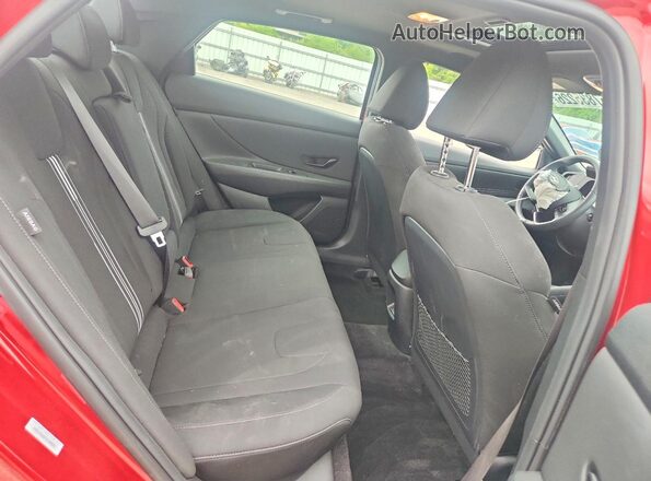 KMHLS4DG8TU108655 2026 HYUNDAI ELANTRA Red Rear seats view