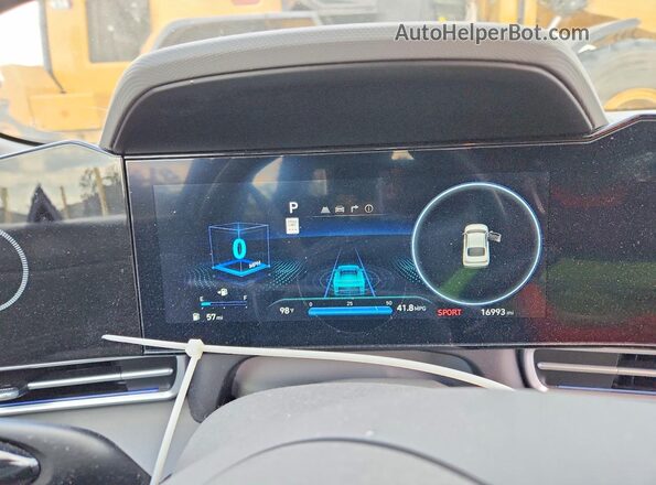 KMHLS4DG9RU670217 2024 HYUNDAI ELANTRA Silver Вид щитка приладів