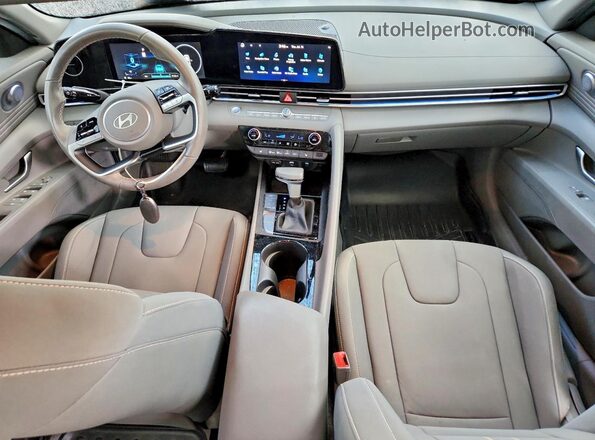 KMHLS4DG9RU670217 2024 HYUNDAI ELANTRA Silver Вид панелі приладів