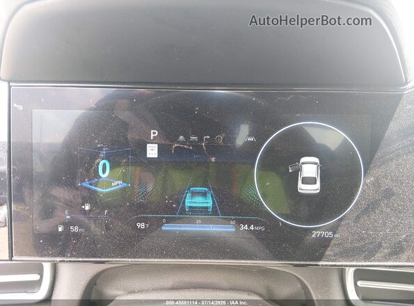 KMHLS4DG9RU771029 2024 HYUNDAI ELANTRA Blue უკანა სავარძლების ხედი