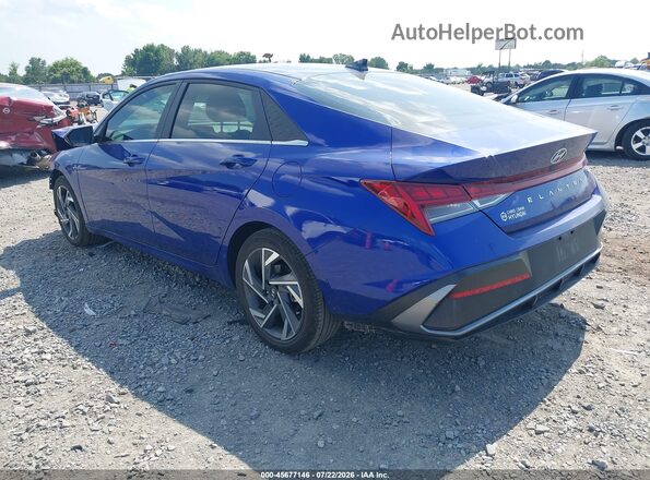 KMHLS4DG9RU838244 2024 HYUNDAI ELANTRA Blue Rear left