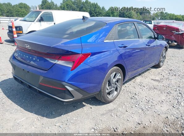 KMHLS4DG9RU838244 2024 HYUNDAI ELANTRA Blue Rear right