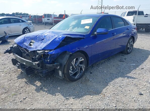 KMHLS4DG9RU838244 2024 HYUNDAI ELANTRA Blue Front left