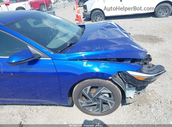 KMHLS4DG9RU838244 2024 HYUNDAI ELANTRA Blue 