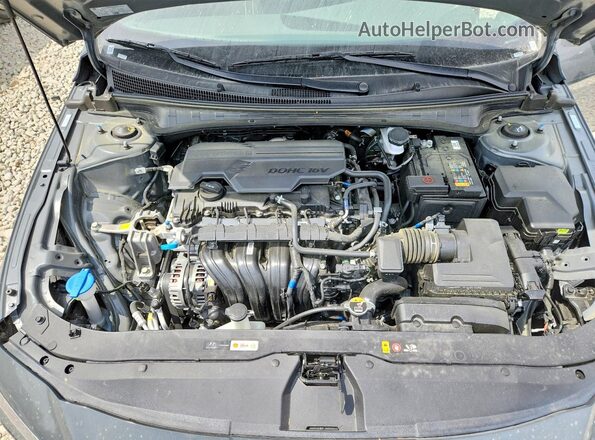 KMHLS4DG9SU022852 2025 HYUNDAI ELANTRA Gray Widok wnętrza z tyłu