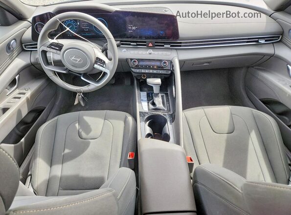 KMHLS4DG9SU022852 2025 HYUNDAI ELANTRA Gray Widok deski rozdzielczej