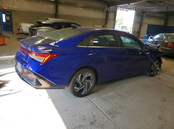 KMHLS4DG9SU033995 2025 HYUNDAI ELANTRA Blue უკანა მარჯვენა