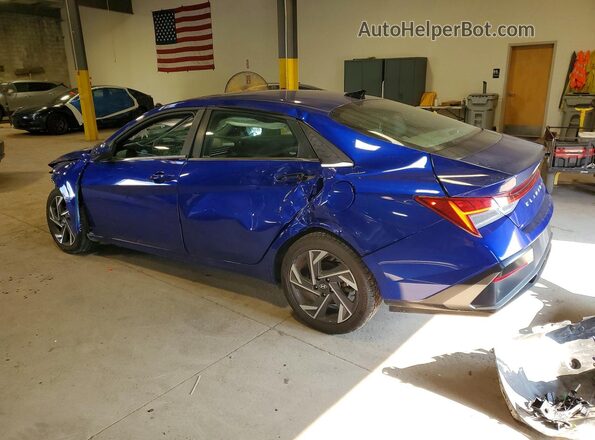 KMHLS4DG9SU033995 2025 HYUNDAI ELANTRA Blue უკანა მარცხენა