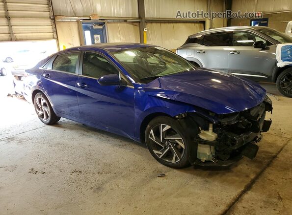 KMHLS4DG9SU033995 2025 HYUNDAI ELANTRA Blue წინა მარჯვენა