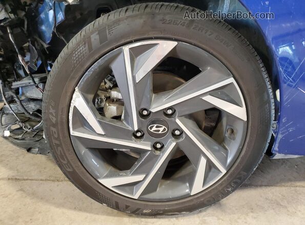 KMHLS4DG9SU033995 2025 HYUNDAI ELANTRA Blue 