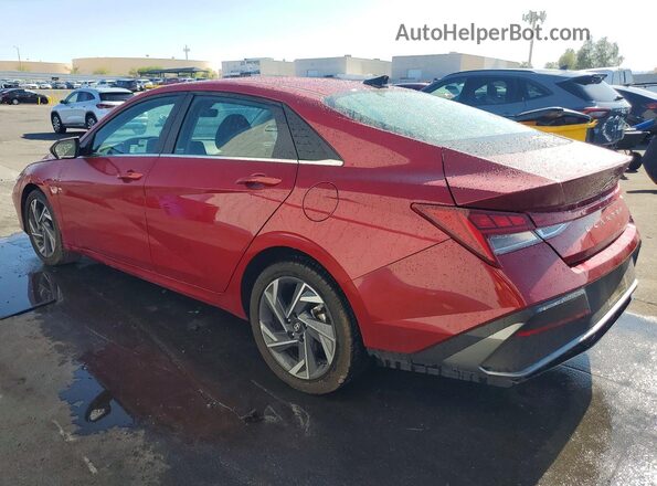 KMHLS4DG9SU888082 2025 HYUNDAI ELANTRA Red Задня ліва чверть
