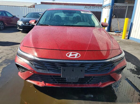 KMHLS4DG9SU888082 2025 HYUNDAI ELANTRA Red Вид спереду