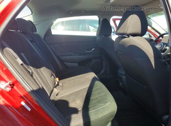 KMHLS4DG9SU888082 2025 HYUNDAI ELANTRA Red Вид задніх сидінь