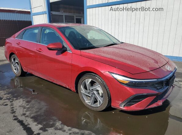 KMHLS4DG9SU888082 2025 HYUNDAI ELANTRA Red Панорамний вид салону 360°