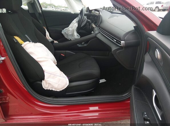 KMHLS4DG9SU934493 2025 HYUNDAI ELANTRA Red Front interior view