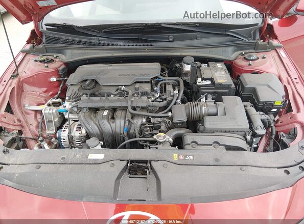 KMHLS4DG9SU934493 2025 HYUNDAI ELANTRA Red Rear view