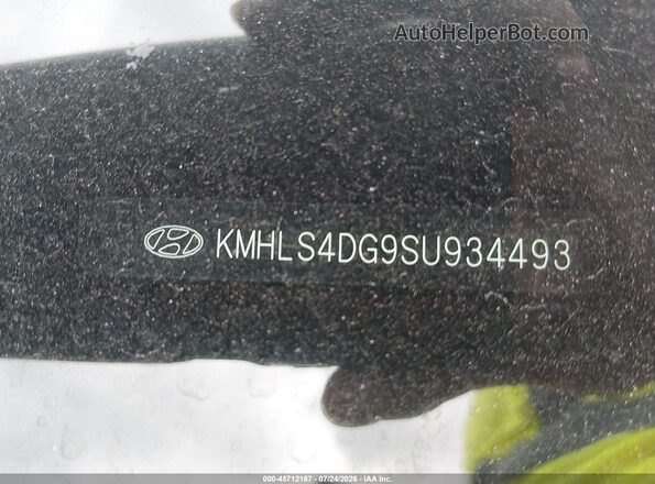 KMHLS4DG9SU934493 2025 HYUNDAI ELANTRA Red Engine compartment view