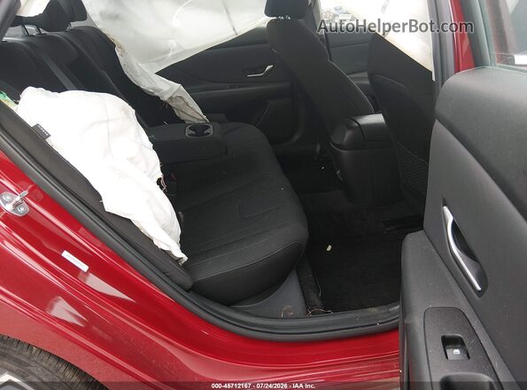 KMHLS4DG9SU934493 2025 HYUNDAI ELANTRA Red VIN sticker view
