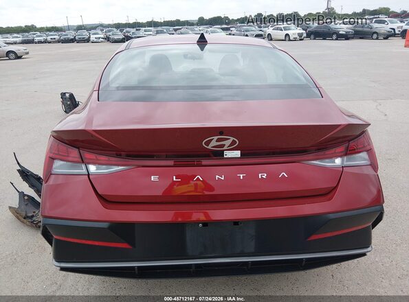 KMHLS4DG9SU934493 2025 HYUNDAI ELANTRA Red 