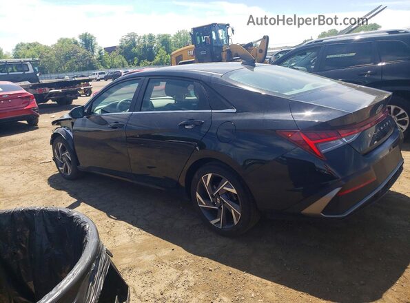 KMHLS4DG9SU939242 2025 HYUNDAI ELANTRA Черный Задняя левая четверть