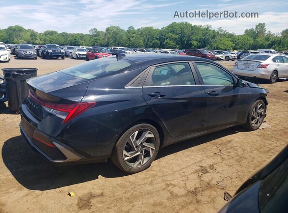 KMHLS4DG9SU939242 2025 HYUNDAI ELANTRA Черный Задняя правая четверть