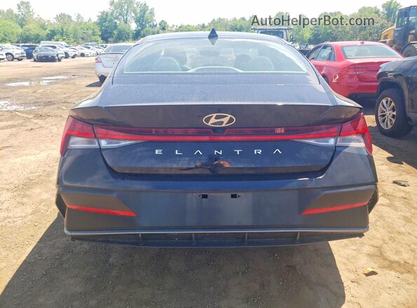 KMHLS4DG9SU939242 2025 HYUNDAI ELANTRA Черный Вид сзади