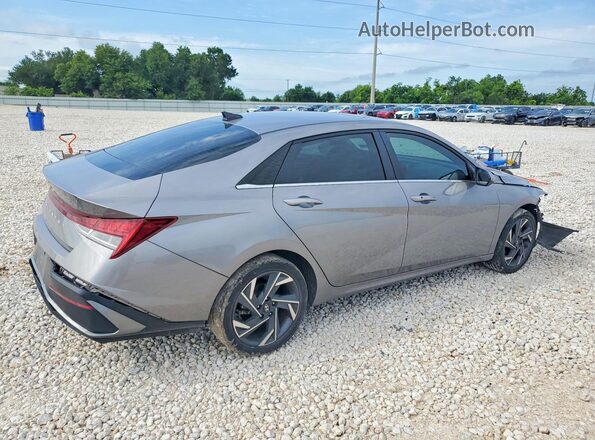 KMHLS4DGXRU681971 2024 HYUNDAI ELANTRA Silver Задня права чверть