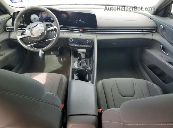 KMHLS4DGXRU681971 2024 HYUNDAI ELANTRA Silver Вид панелі приладів