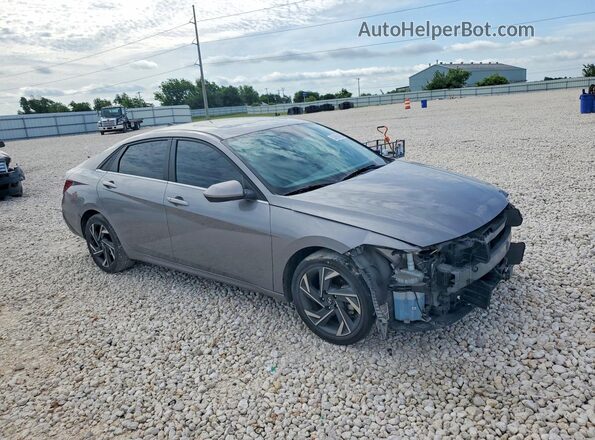 KMHLS4DGXRU681971 2024 HYUNDAI ELANTRA Silver Передня права чверть