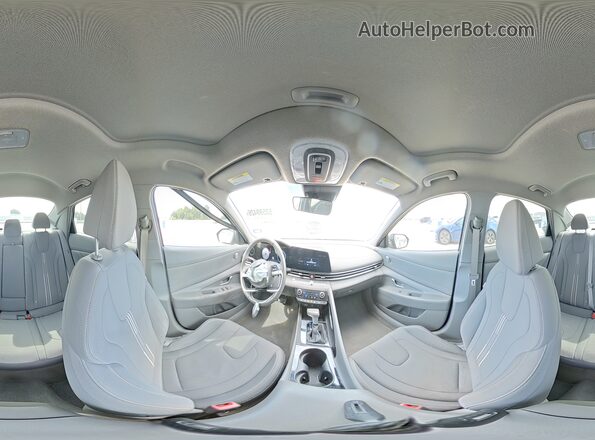 KMHLS4DGXRU681971 2024 HYUNDAI ELANTRA Silver Панорамний вид салону 360°