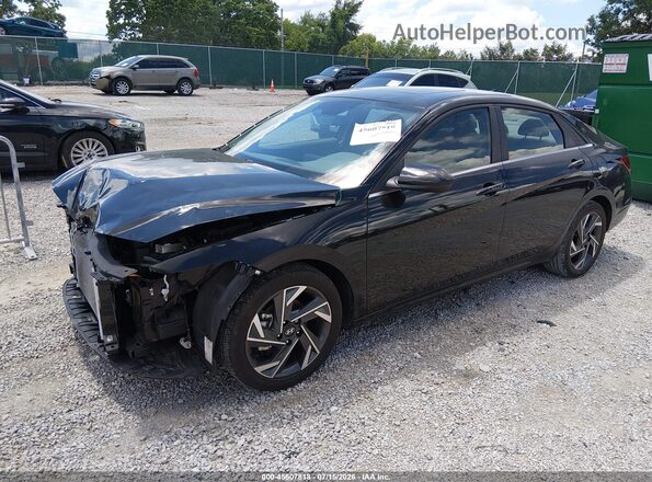 KMHLS4DGXRU686412 2024 HYUNDAI ELANTRA Black Przód lewy