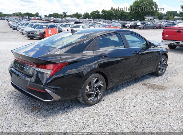 KMHLS4DGXRU686412 2024 HYUNDAI ELANTRA Black Tył prawy