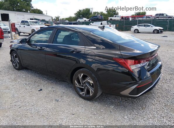 KMHLS4DGXRU686412 2024 HYUNDAI ELANTRA Black Tył lewy