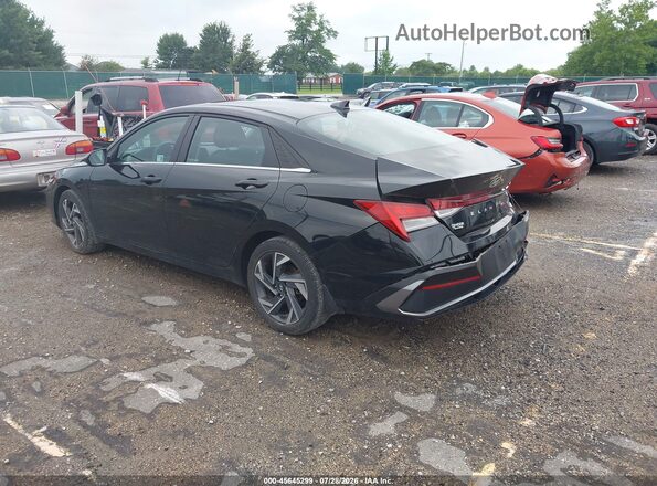KMHLS4DGXRU759049 2024 HYUNDAI ELANTRA Black Հետևի ձախ