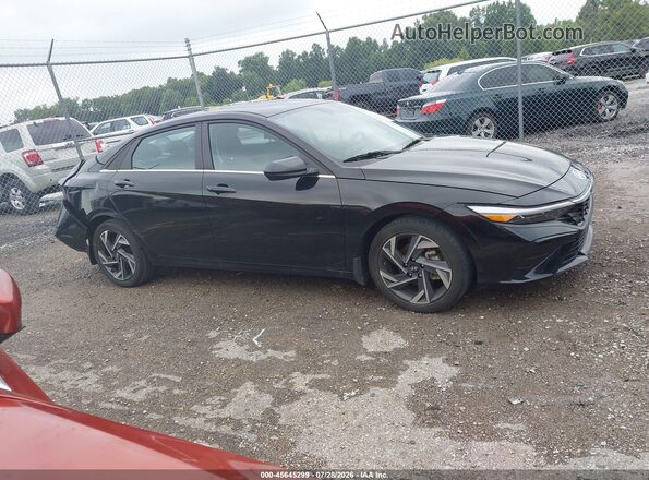 KMHLS4DGXRU759049 2024 HYUNDAI ELANTRA Black Սալոնի հետևի տեսք