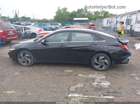 KMHLS4DGXRU759049 2024 HYUNDAI ELANTRA Black Սալոնի 360 աստիճան տեսք